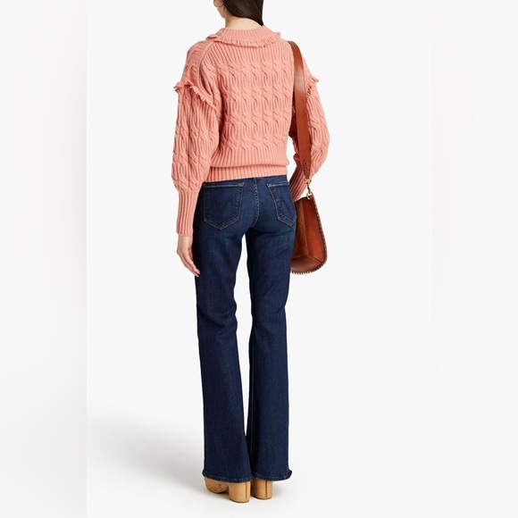 Zimmermann Cable-Knit Wool & Cashmere Blend sweater size 1 (US size 6) - Picture 7 of 8